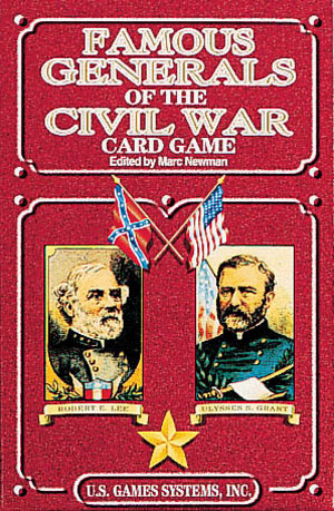 Famous Generals of the Civil War Playing Cards